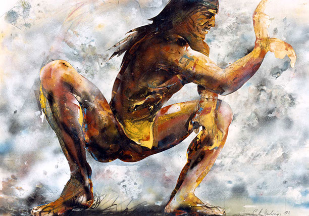 amerca_annunciazione-leonardo-uffizi_louvre_inquinamento_ossigeno_cavalli_battaglia_armi_fuoco_anidridecarbonica_nuvole_pioggeacide_atmosfera_-d