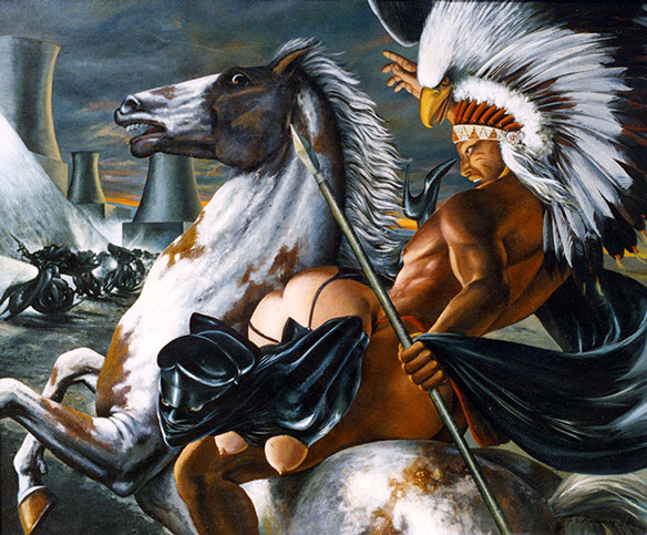 amerca_annunciazione-leonardo-uffizi_louvre_inquinamento_ossigeno_cavalli_battaglia_armi_fuoco_anidridecarbonica_nuvole_pioggeacide_atmosfera_-d