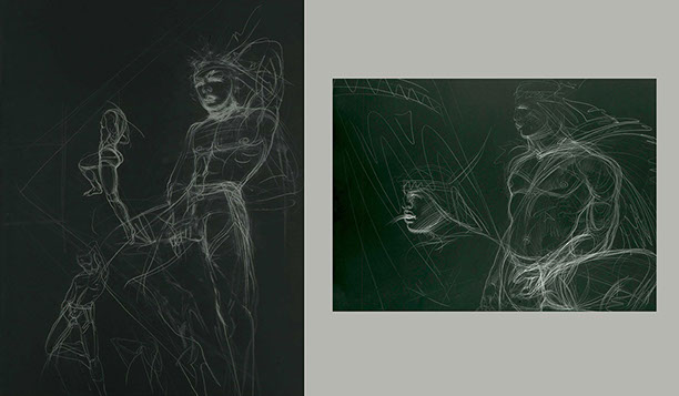 amerca_annunciazione-leonardo-uffizi_louvre_inquinamento_ossigeno_cavalli_battaglia_armi_fuoco_anidridecarbonica_nuvole_pioggeacide_atmosfera_-d