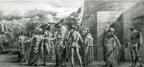 amerca_annunciazione-leonardo-uffizi_louvre_inquinamento_ossigeno_cavalli_battaglia_armi_fuoco_anidridecarbonica_nuvole_pioggeacide_atmosfera_-d